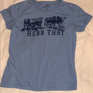 Western “Herd that” T-shirt Women’s Small
